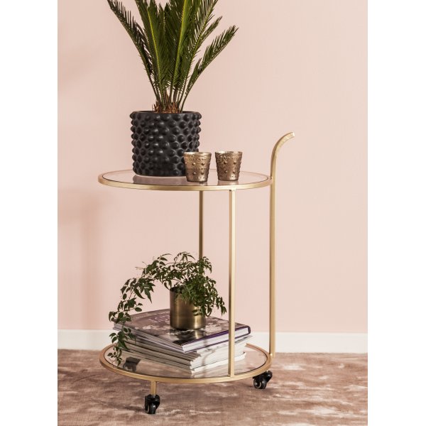 Serveringsvagn New York - Mässing Serveringsvagn New York - Mässing