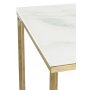 Palasso Lampbord 40 x 40 cm - Mssing / Ljus marmorering