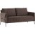 Indigo 2-sits soffa - Brun