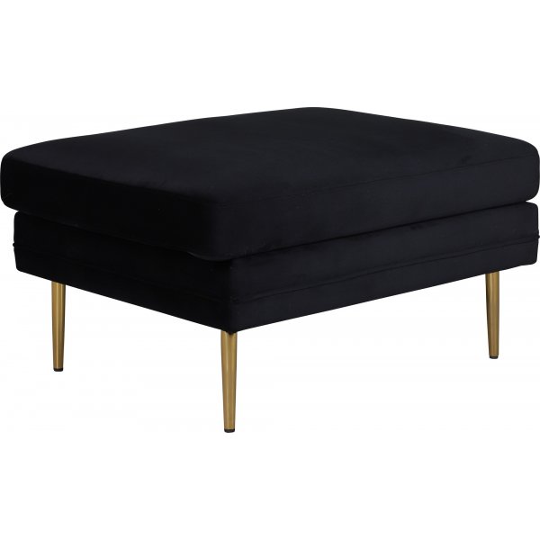Savanna sittpuff - Svart sammet Savanna sittpuff - Svart sammet