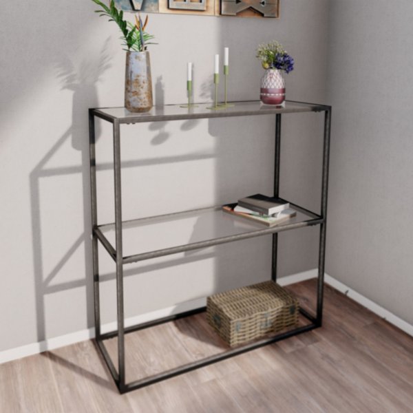 Console Berra 80 x 30 cm - Noir Console Berra 80 x 30 cm - Noir