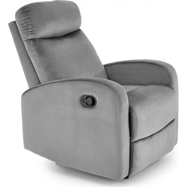 Fauteuil inclinable Wonder en velours gris