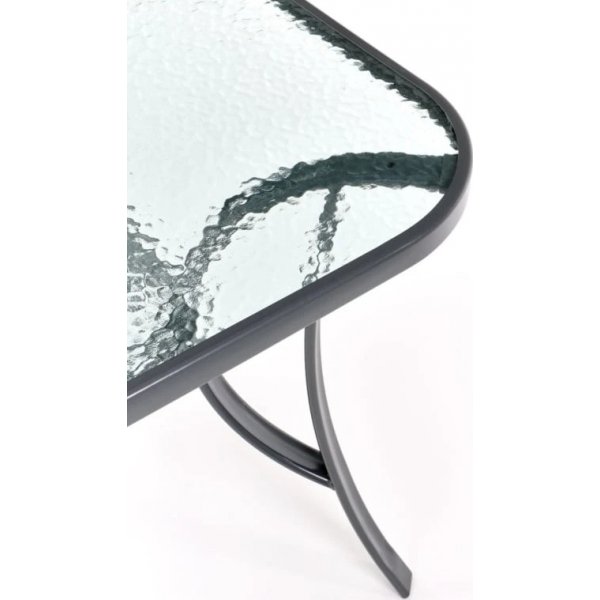 Antony utebord - Grå metall / Glas + Rengöring för möbler Antony utebord - Grå metall / Glas + Rengöring för möbler