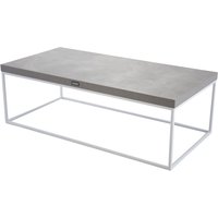 Soffbord Trinidad - Vit Metall / Betongimitation Soffbord Trinidad - Vit Metall / Betongimitation