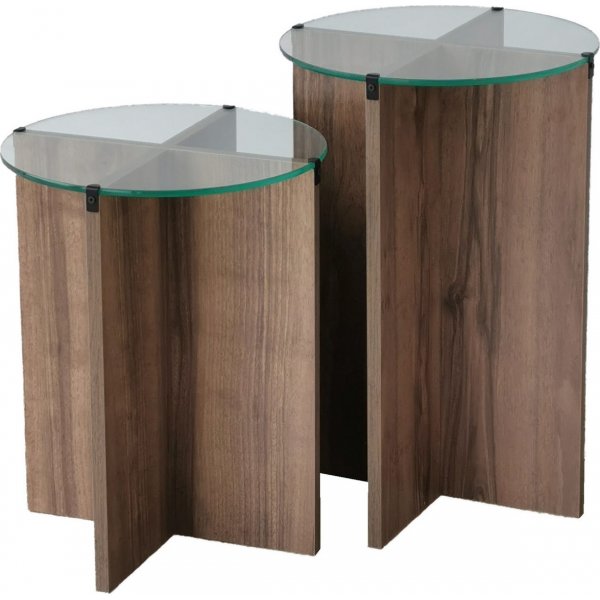 Lily satsbord 40/40 cm - Valnt