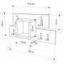 Lumina kleerhanger - Antraciet/eiken