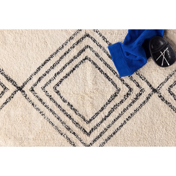 Love matta 50 x 80 cm - Svart/vit Love matta 50 x 80 cm - Svart/vit
