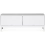 Borgholm vit mediabnk 126x45 cm