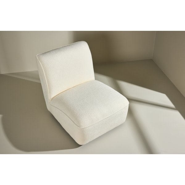 My fåtölj - Vit bouclé My fåtölj - Vit bouclé