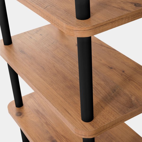 Bibliothque Galda - Noir/pin