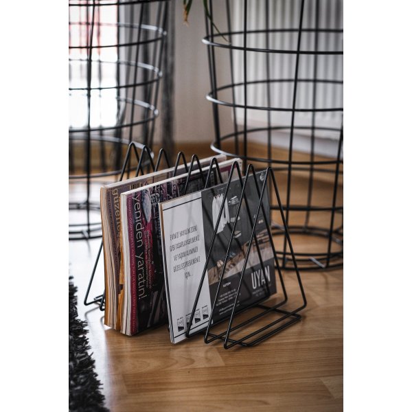 Porte-journaux Alvin - Noir Porte-journaux Alvin - Noir