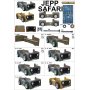 Jeep Army - Bilsng - 90 x 190 cm
