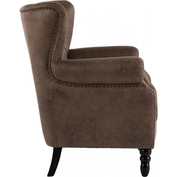 Fauteuil Prince - Marron