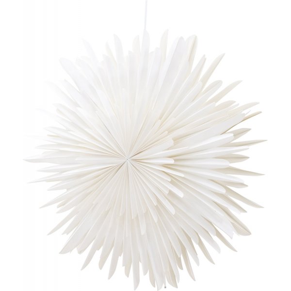 Slen adventsstjrna 80 cm - Vit