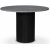 Decibel matgrupp; runt matbord i grå marmor + 4 st Alice stolar svart sammet