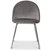 Giovani velvet stol - Ljusgrå / Krom + Möbelvårdskit för textilier