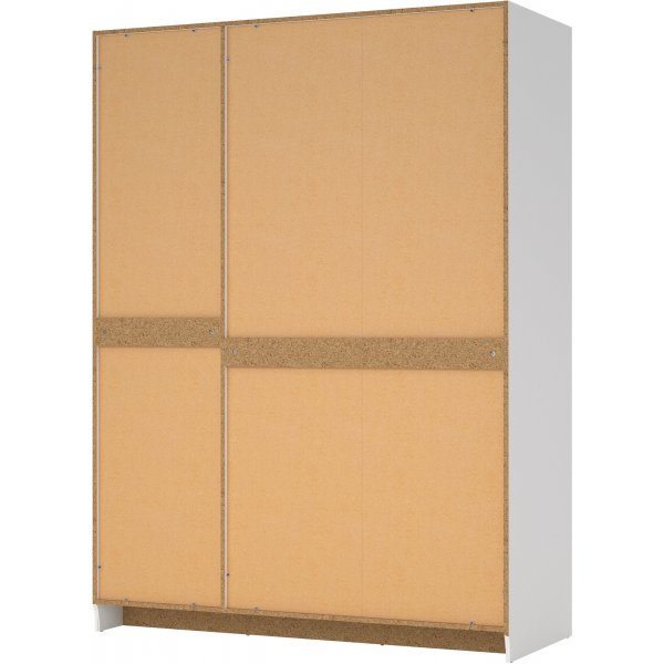 Armoire Billund à 3 portes - Blanc Armoire Billund à 3 portes - Blanc