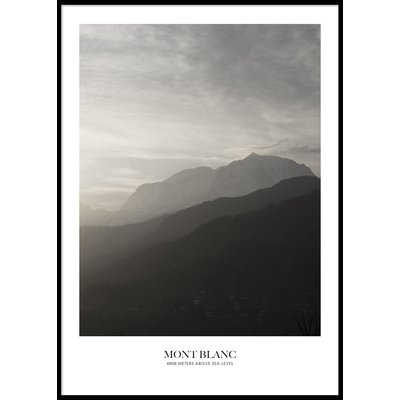 MOUNT BLANC - Poster 50x70 cm