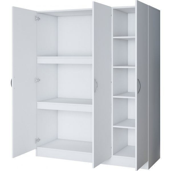 Armoire Baden 5 - Blanc Armoire Baden 5 - Blanc