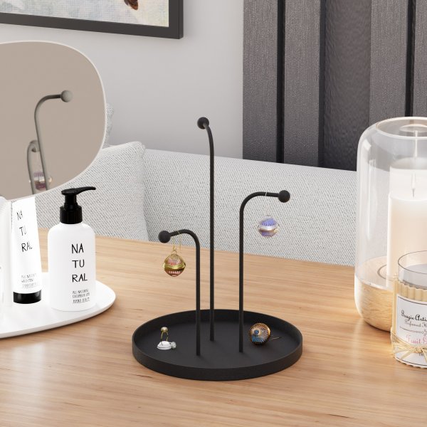 Assiette décorative Leros - Noir Assiette décorative Leros - Noir