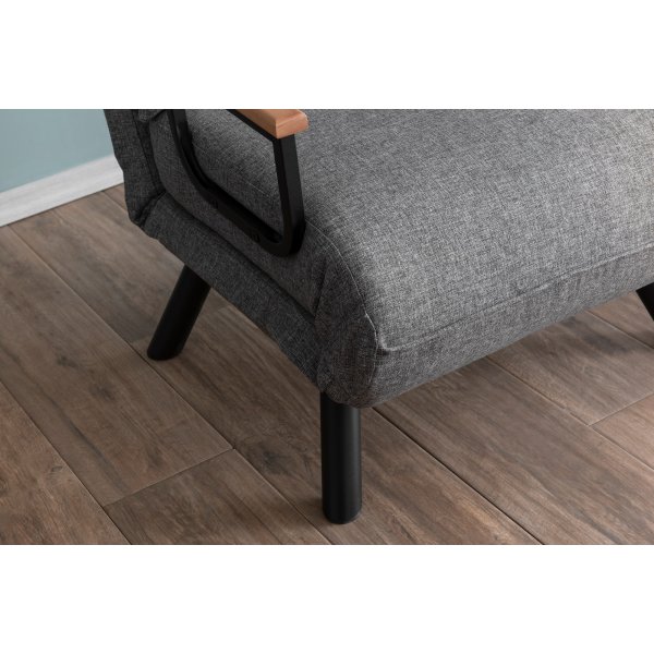 Fauteuil lit Sando - Gris clair Fauteuil lit Sando - Gris clair