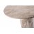 Table  manger ronde Pegani en marbre beige/gris - 110 cm