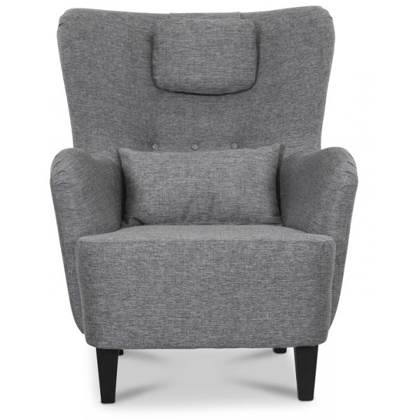 Fauteuil Harmony avec repose-pieds - Gris + Détachant pour meubles Fauteuil Harmony avec repose-pieds - Gris + Détachant pour meubles