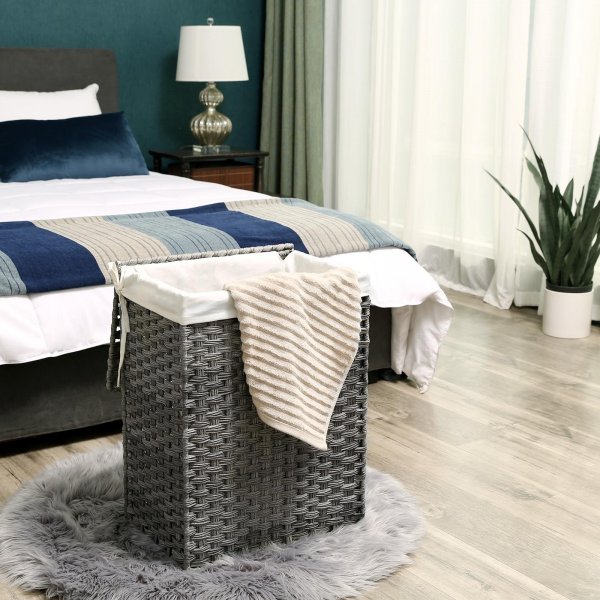 Angelika wasmand 90 l - Grijs Angelika wasmand 90 l - Grijs