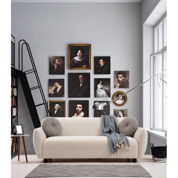 Eddy 3-sits soffa - Vit Eddy 3-sits soffa - Vit