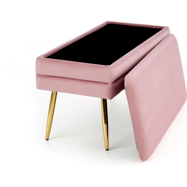 Darnell sittbnk - Rosa/guld