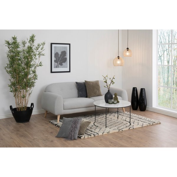 Bolton soffbord 80 cm - Marmor/Stål Bolton soffbord 80 cm - Marmor/Stål