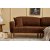 Canap divan Reims droit - Marron