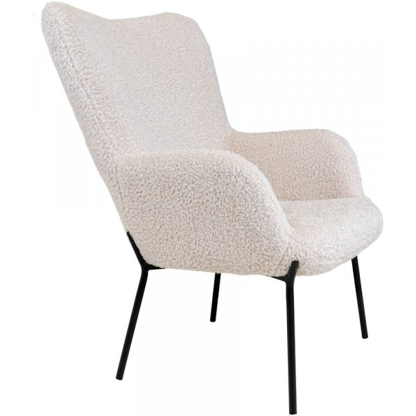 Fauteuil Glasgow - Blanc/noir Fauteuil Glasgow - Blanc/noir