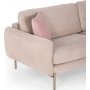 Mint 3-sits soffa - Puderrosa