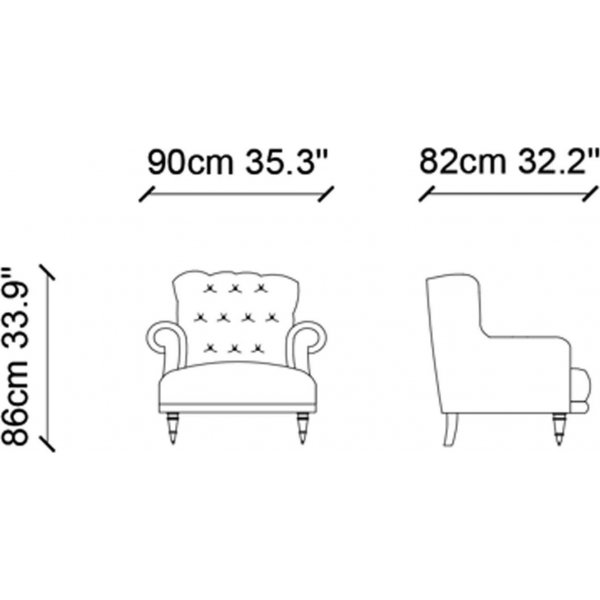 London fåtölj - Grå London fåtölj - Grå