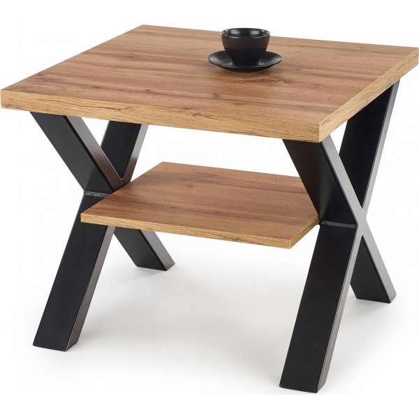 Table basse Kasady 65 cm - Chêne Wotan/noir Table basse Kasady 65 cm - Chêne Wotan/noir