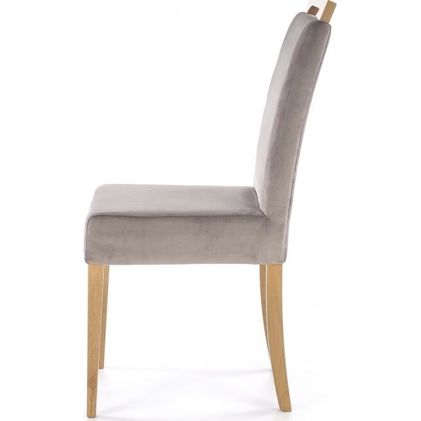 Elliott matstol - Gr (sammet) / Tr