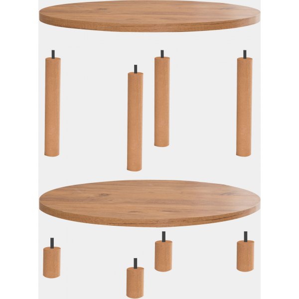 Roby soffbord Ø70 cm - Furu Roby soffbord Ø70 cm - Furu