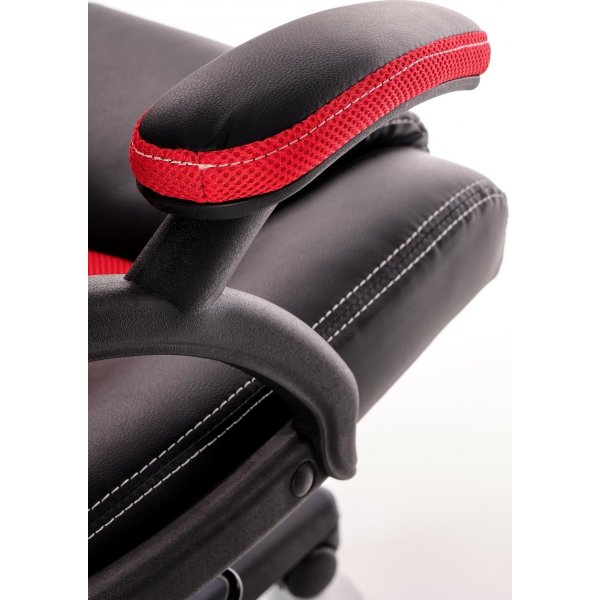 Chaise de bureau Berkel - Noir/rouge Chaise de bureau Berkel - Noir/rouge