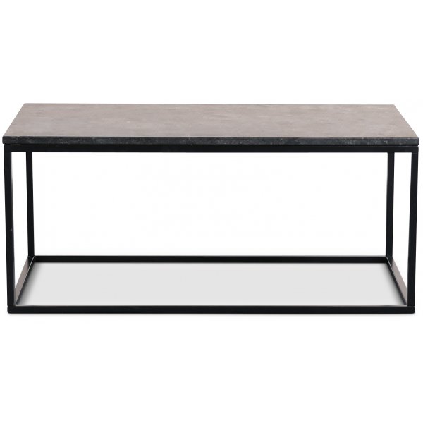 Soffbord 110x60 cm - Donau Granit / Svart metall Soffbord 110x60 cm - Donau Granit / Svart metall
