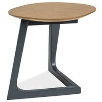 Abrams lampbord - Ek/svart Abrams lampbord - Ek/svart