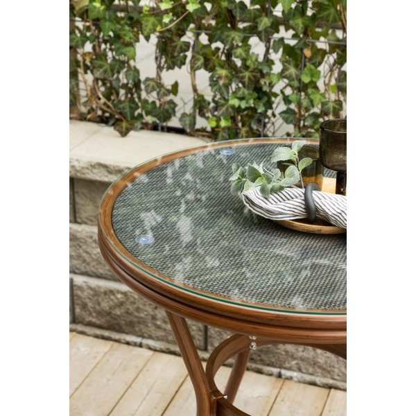 Loures cafbord - Brun/Gr