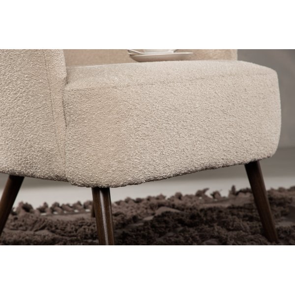 Fauteuil Lincoln - Bouclè beige Fauteuil Lincoln - Bouclè beige