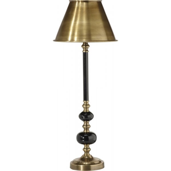 Abbey lampfot - Svart/mässing - 50 cm Abbey lampfot - Svart/mässing - 50 cm