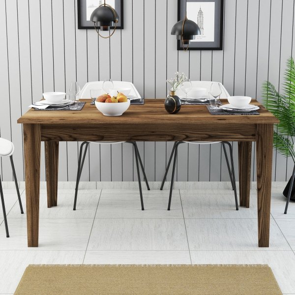 Table à manger Milan 145 x 88 cm - Noyer Table à manger Milan 145 x 88 cm - Noyer