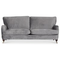 Howard Watford deluxe 3-sits soffa - Grå sammet Howard Watford deluxe 3-sits soffa - Grå sammet