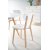 Table ronde extensible blanche Caliss 102 + 40 cm