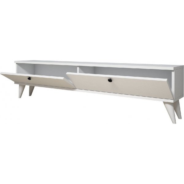 Meuble TV Blanc 160 cm