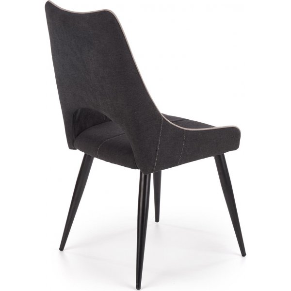 Chaise de salle  manger Cadeira 369 - Gris fonc