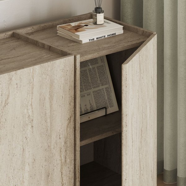 Sideboard Dromma 180 cm - Travertin